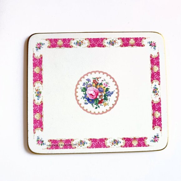 ✨2/$80, 3/$110✨Royal Albert Lady Carlyle Cork back Coasters - Set of 6, Y2K.. - Picture 2 of 11